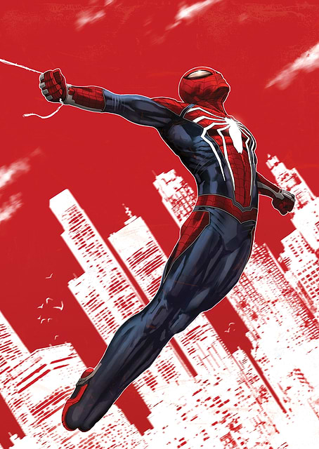 Marvel's Spider-Man Advanced Suit / platina