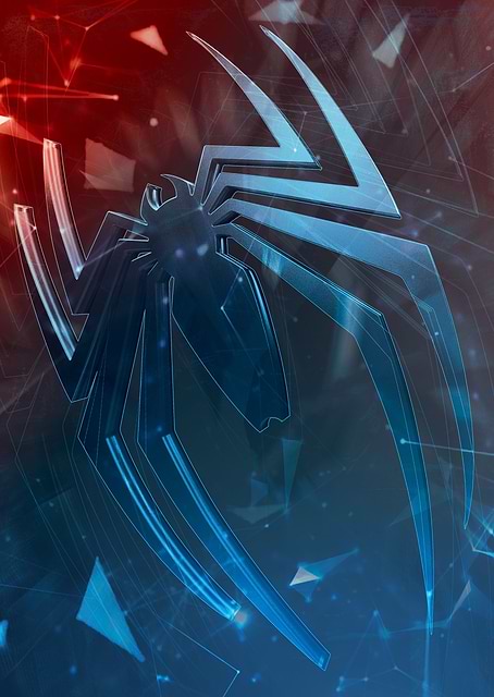 Spider-Man Tech Emblem / platina