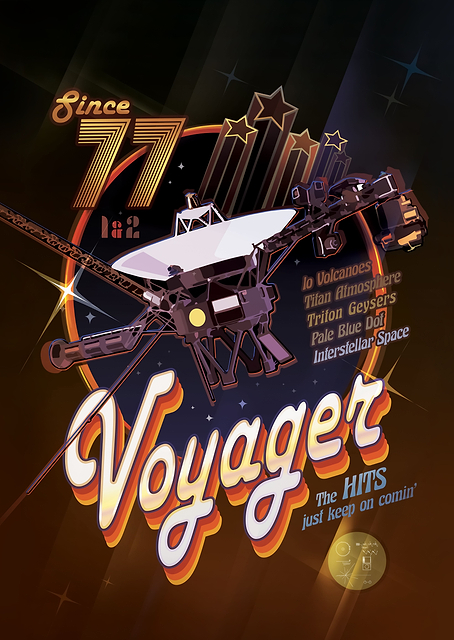 Voyager Disco Poster / PLATINA