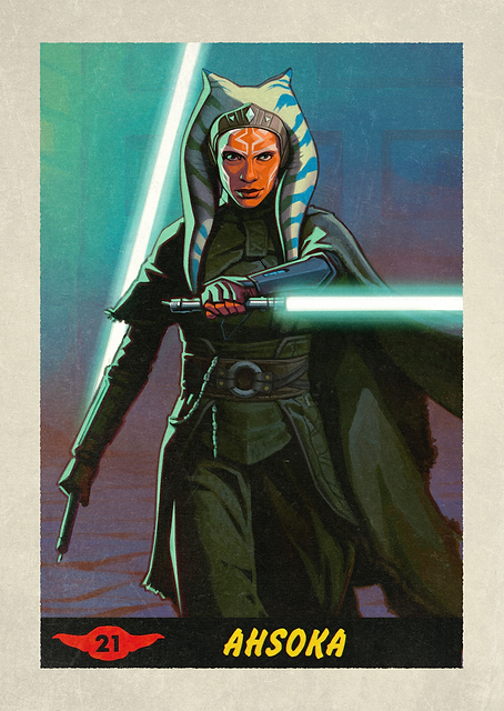Ahsoka Tano Mandalorian Card / PLATINA