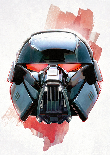 Deathtrooper Helmet / PLATINA