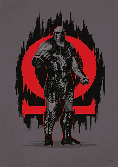 Zack Snyder Justice League Darkseid Omega / PLATINA