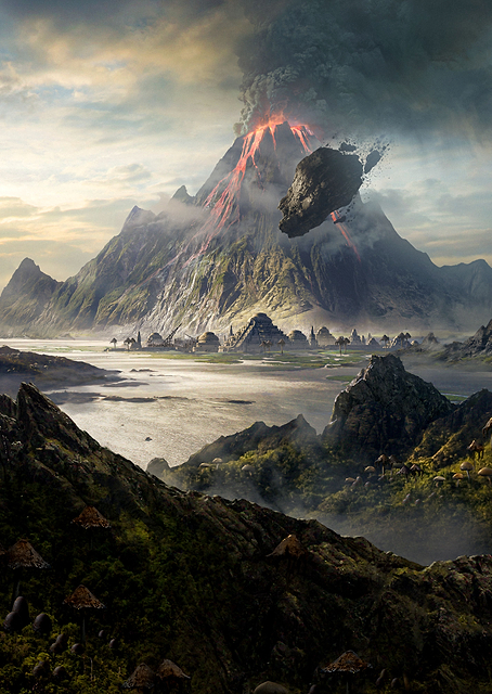 Red Mountain Horizontal / PLATINA