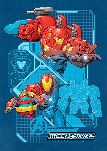 Mech Strike Iron Man / platina