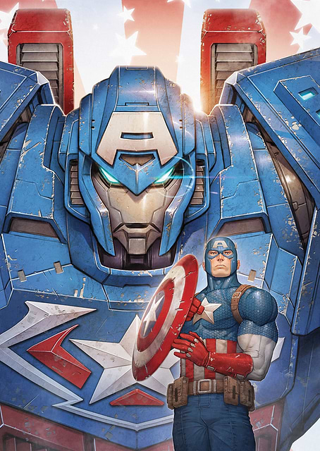 Captain America Mech / platina