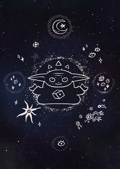 Meditating Grogu / PLATINA