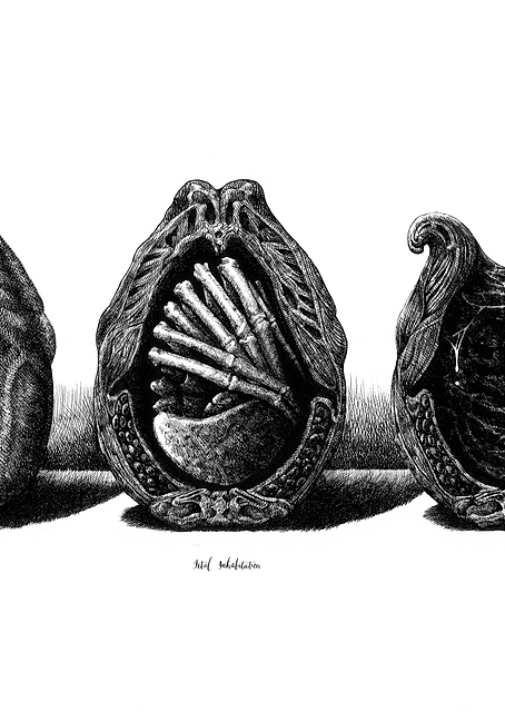 The Alien Birth Sketch / PLATINA
