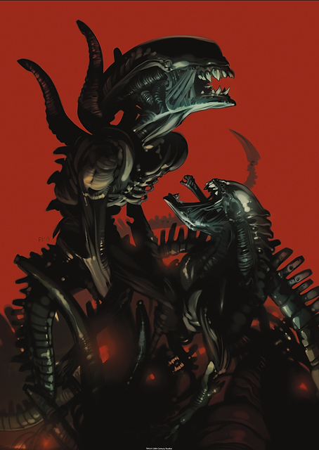 The Aliens Gathered Red / PLATINA