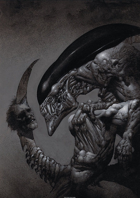 Grayscale Alien / PLATINA