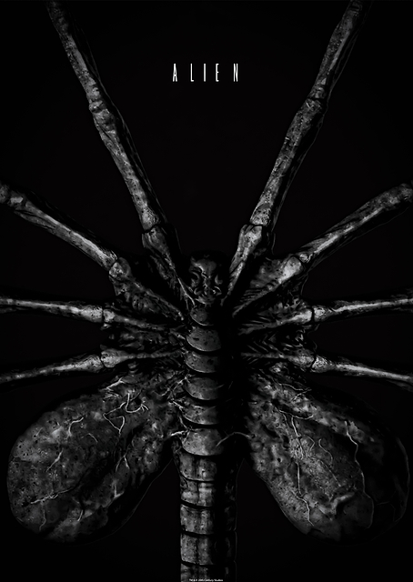 Alien Moth Poster / PLATINA