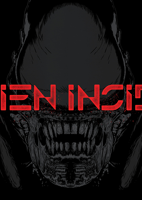 Alien Inside Horizontal / PLATINA
