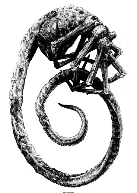 Alien Newborn Sketch / PLATINA