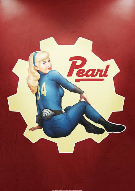 Pearl in Red / platina