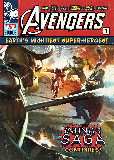 Avengers the Infinity Saga Continues / platina