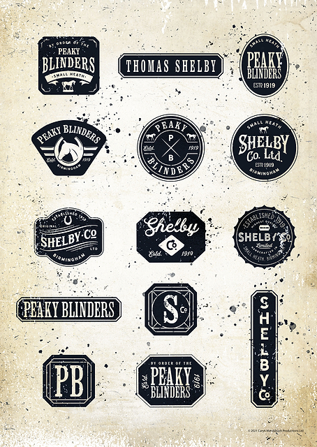 Peaky Blinders Insignia / PLATINA