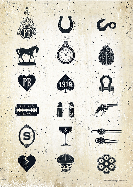 Peaky Blinders Symbols / PLATINA