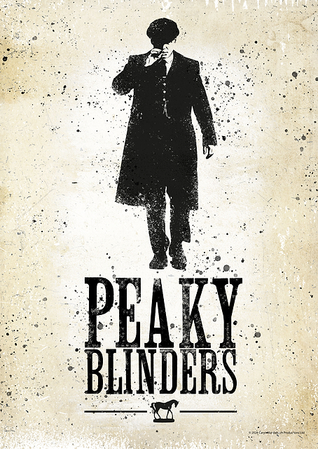 Peaky Blinders Stencil / PLATINA