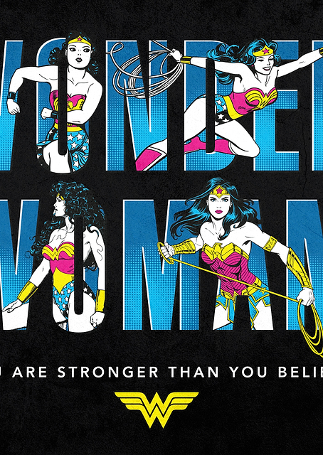 Wonder Woman Poster / PLATINA