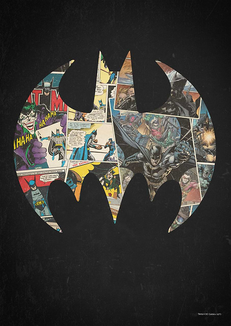 Batman sign / platina