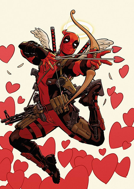 Valentine's Day Deadpool / platina
