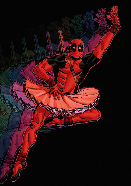 Ballerina Deadpool / platina