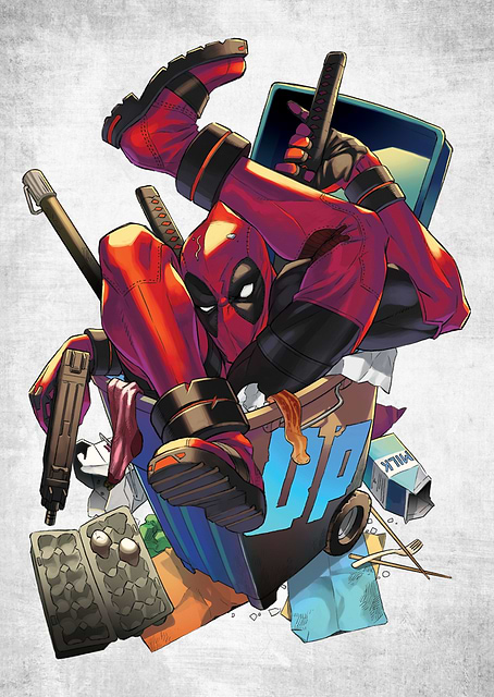 Knotted Up Deadpool / platina