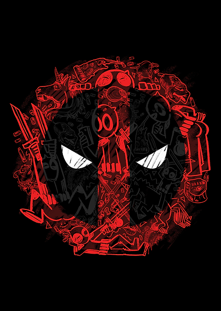 Deadpool Sign / platina