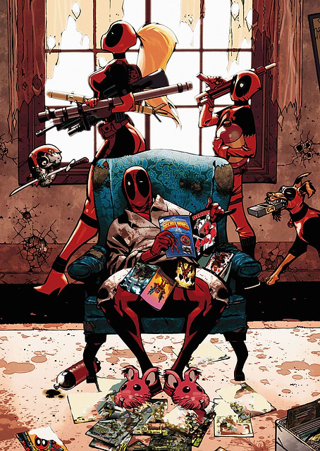 Deadpool Family / platina