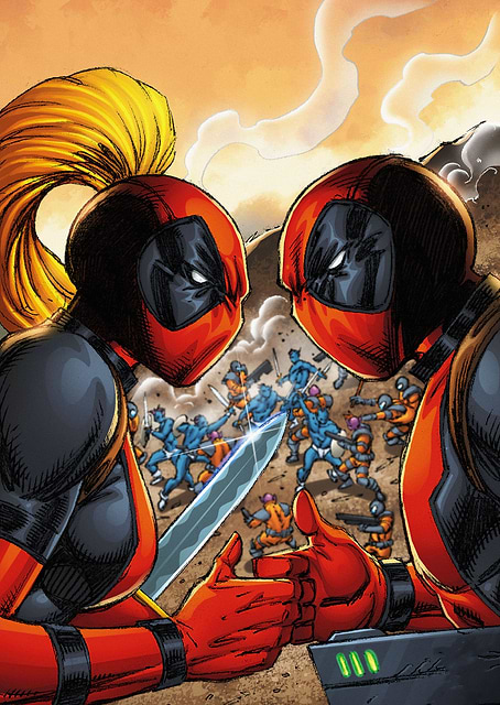 Deadpool vs Lady Deadpool / platina