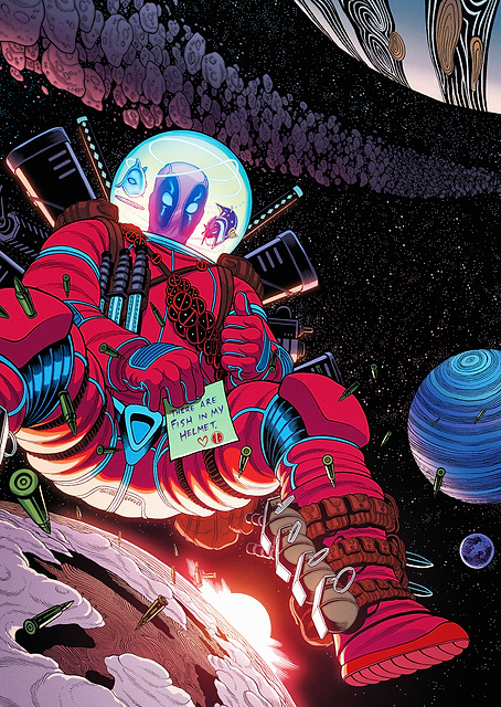 Deadpool Astronaut / platina