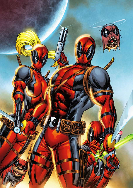 Deadpool Family Action / platina
