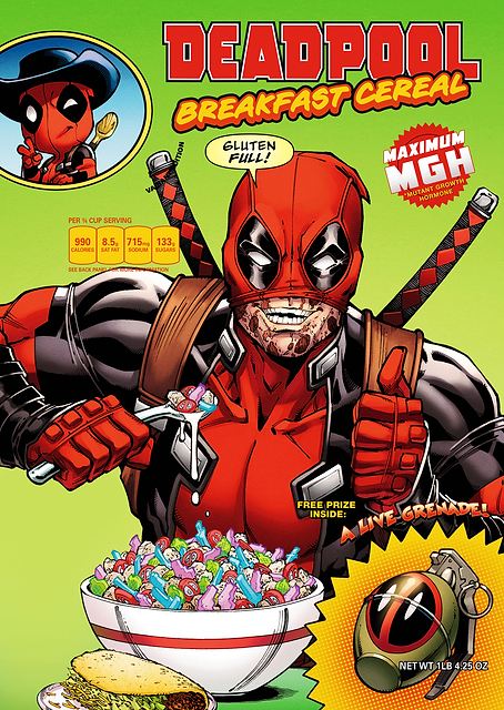 Deadpool Cereal / platina