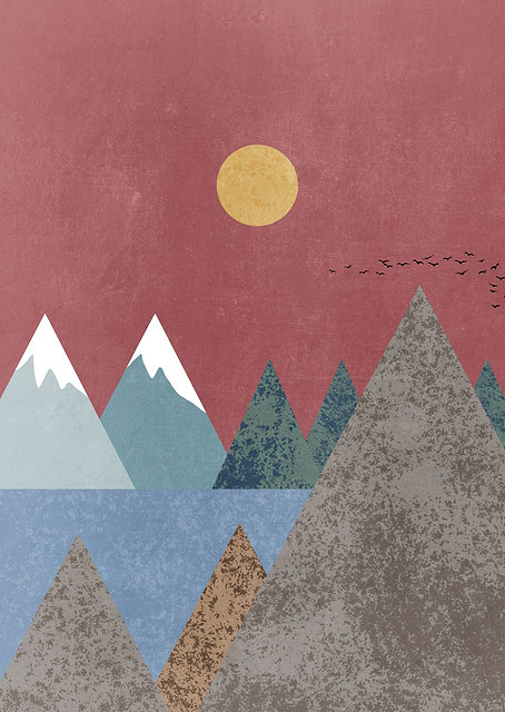 Mountain landscape / PLATINA