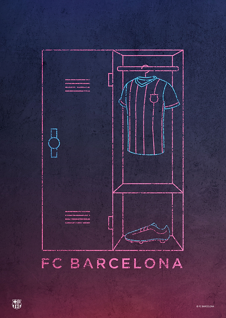Barca Locker Dark Neon / PLATINA