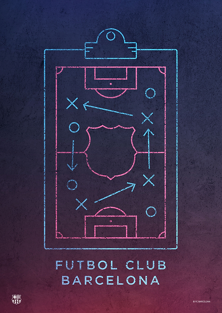 Futbol Club Barca Dark / PLATINA
