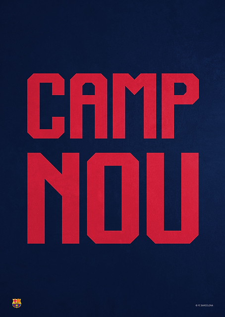 Camp Nou navy / PLATINA