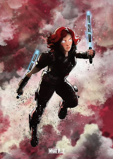 What If - Postapocalyptic Black Widow Dark Edition / PLATINA