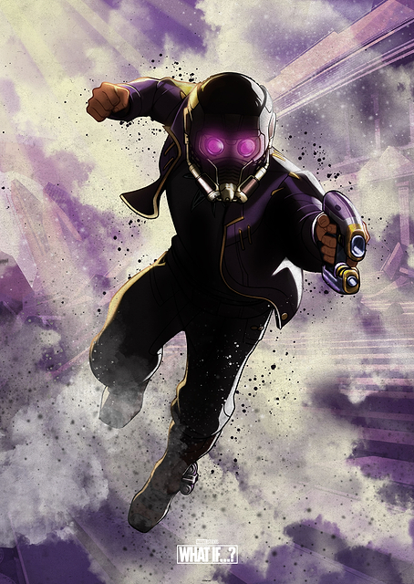 What If - T'Challan Star Lord Dark Edition / PLATINA