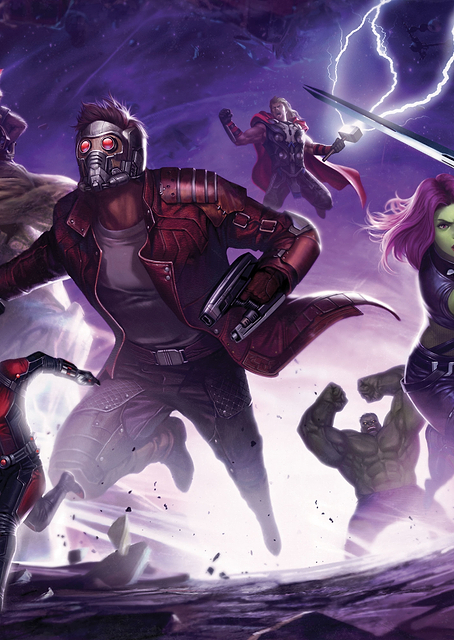 Marvel: Future Fight: Star-Lord Gamora / PLATINA