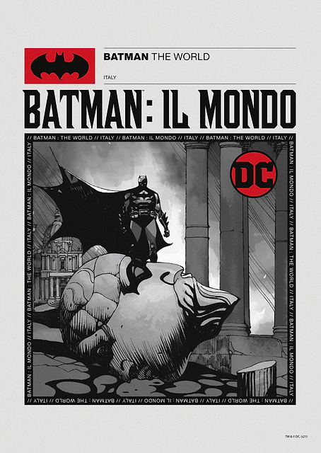Batman The World BW Italy / PLATINA