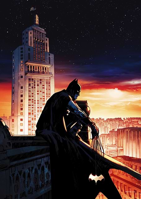 Batman The World Illustration Brazil / platina