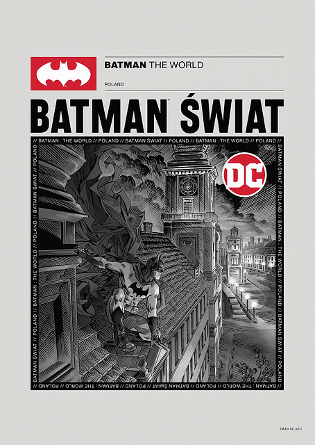 Batman The World BW Poland / PLATINA