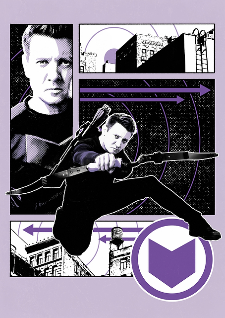Hawkeye comics / PLATINA