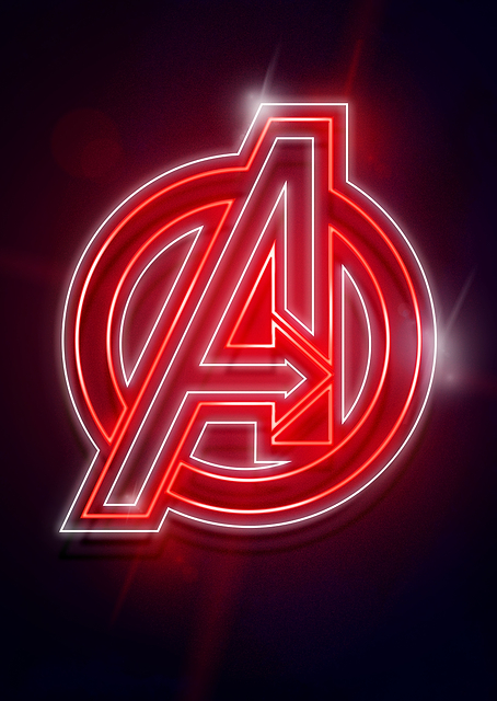 The Avengers Neon / platina