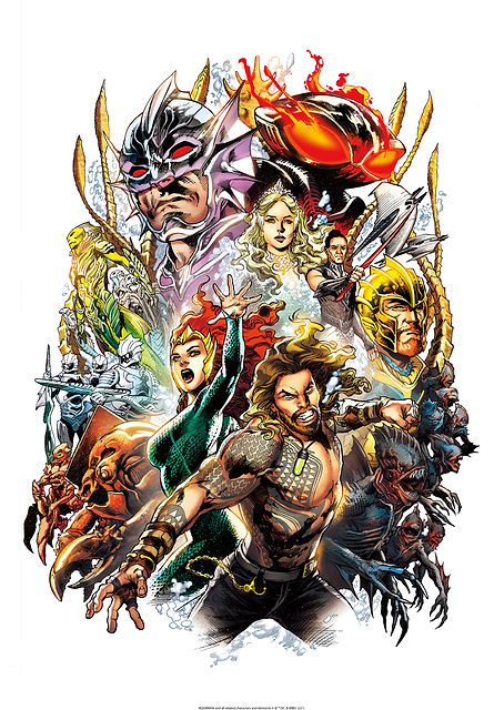 Aquaman Movie Key Art 2 / PLATINA