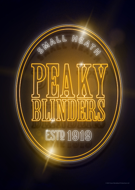 Peaky Blinders Gold Neon / PLATINA