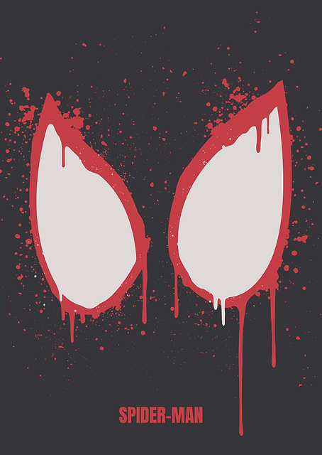 Spider-Man minimalistic / platina