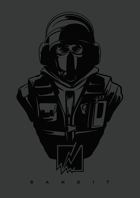 Grey Bandit Portrait / PLATINA