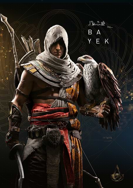 Bayek Portrait / platina