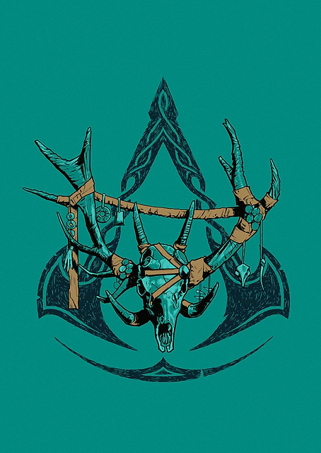 Deer Skull / platina